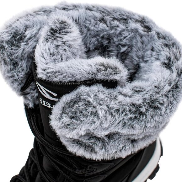 New Women's Waterproof Snow Boots Black Size 6 - Picture 5 of 6